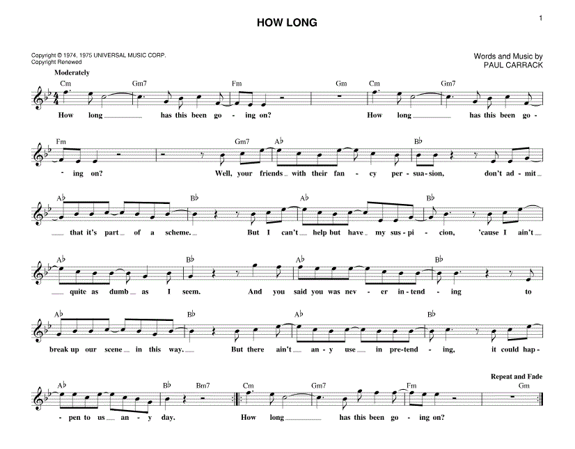 Sheet Music
